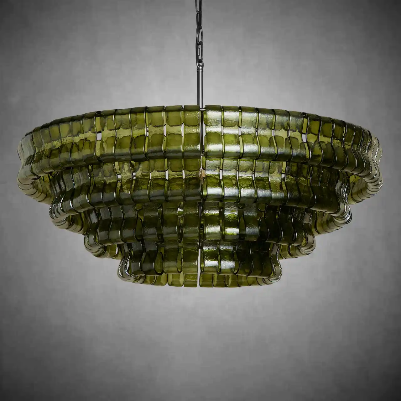 Ghiaccio Round Glass Chandelier - Image 32