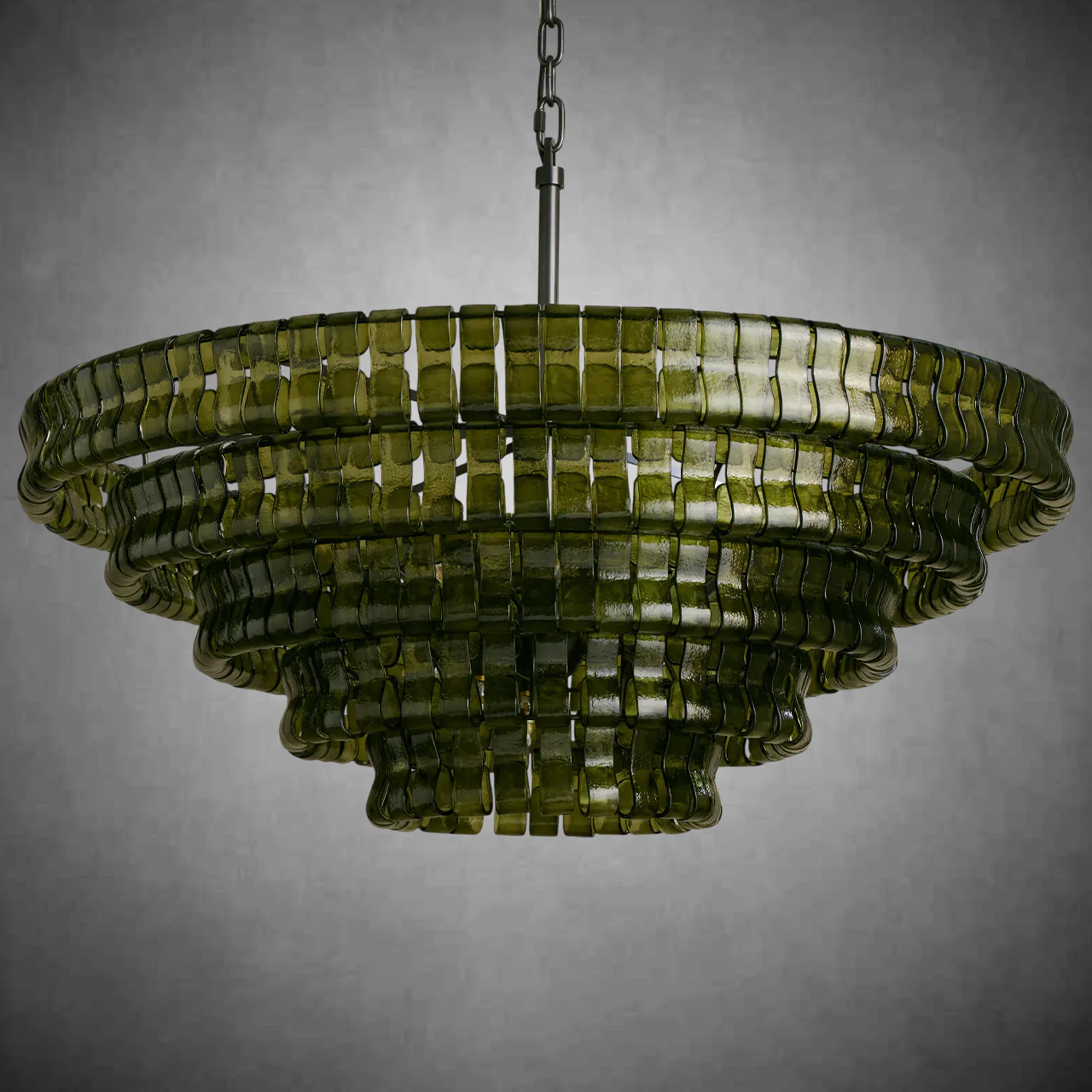 Ghiaccio Round Glass Chandelier - Image 38
