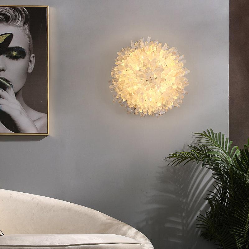 Gina Crystal Sunflower Wall Sconce - Image 2