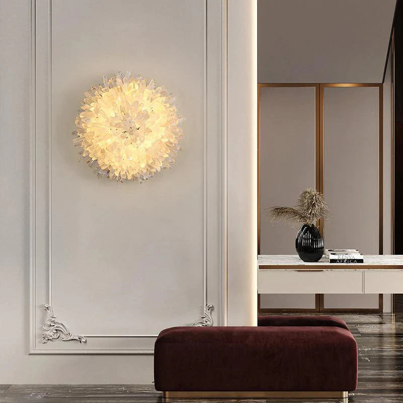 Gina Crystal Sunflower Wall Sconce - Image 3