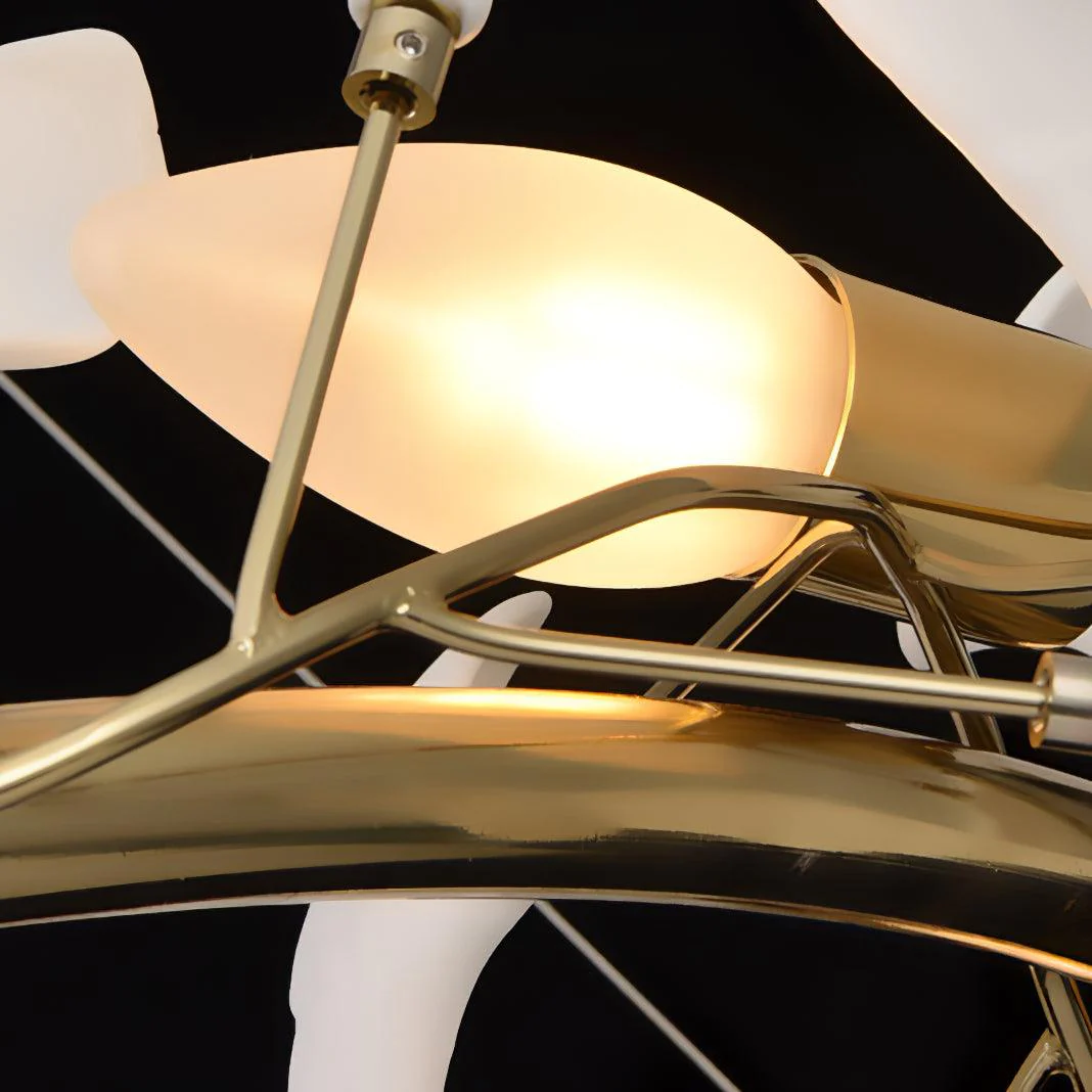 Gingko Ceramic Branch Chandelier Q - Image 23