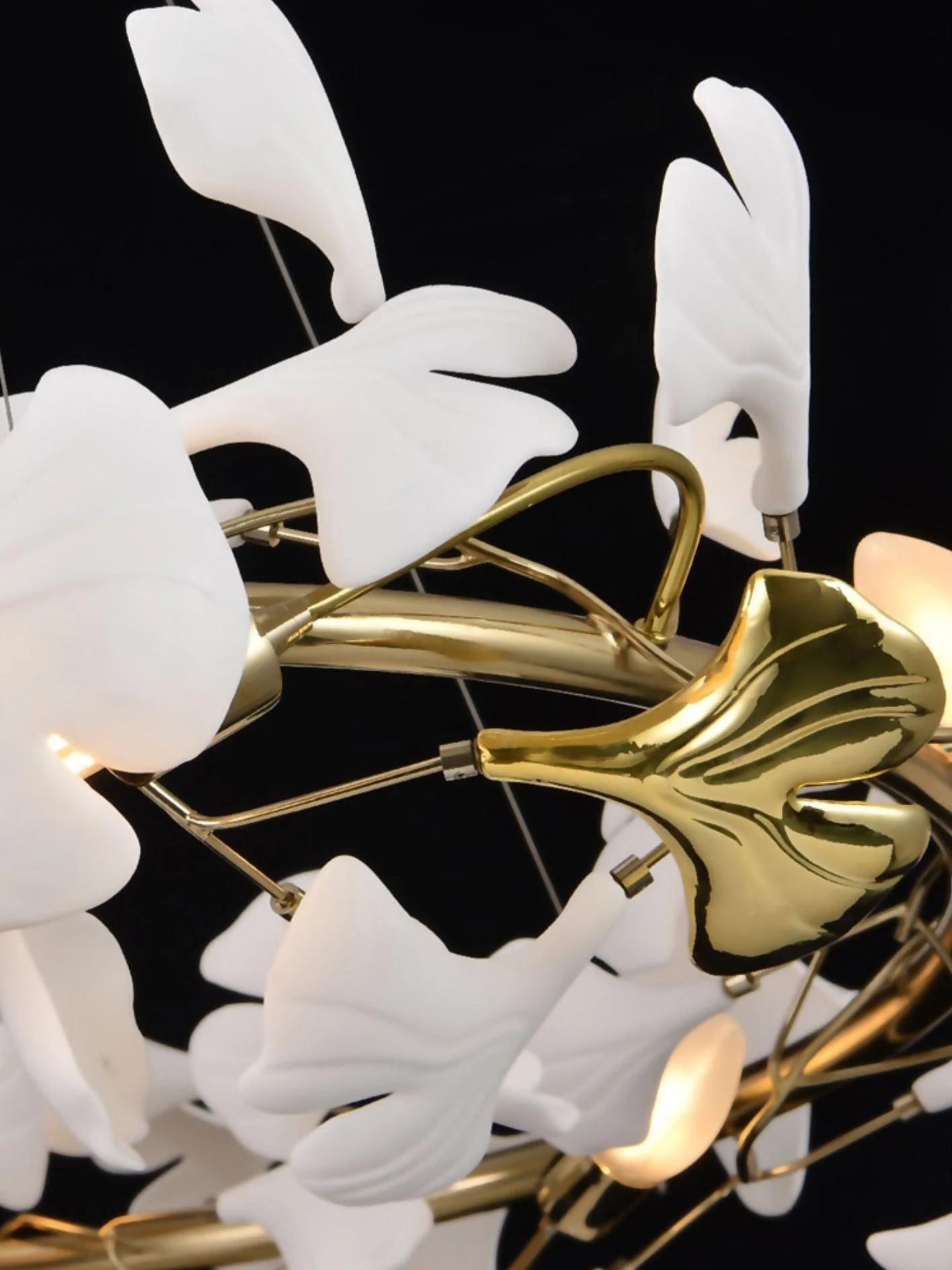 Gingko Ceramic Branch Chandelier Q - Image 26