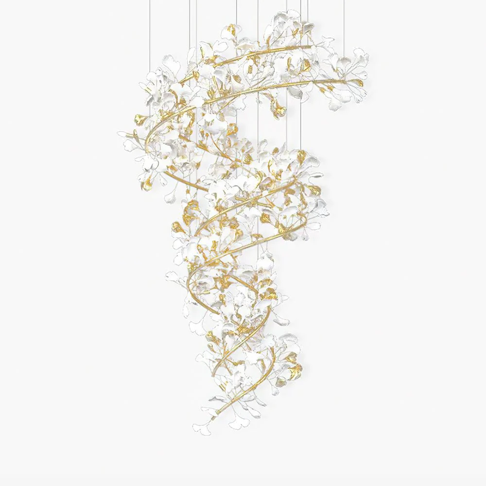Gingko Ceramic Branch Chandelier Q - Image 27