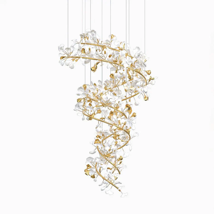 Gingko Ceramic Branch Chandelier Q - Image 28