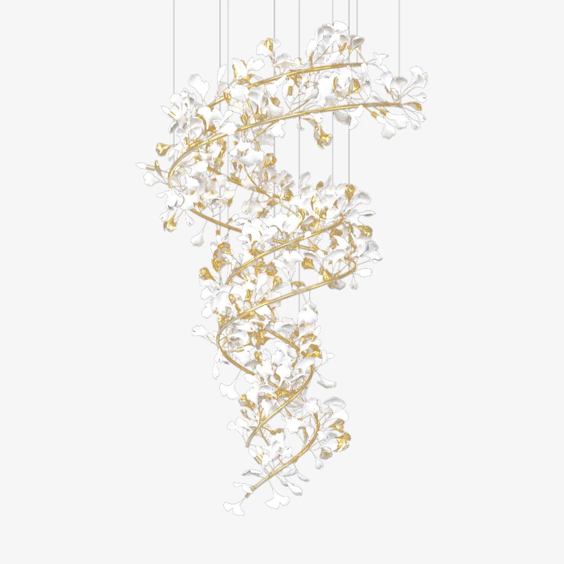 Gingko Ceramic Branch Chandelier Q - Image 29