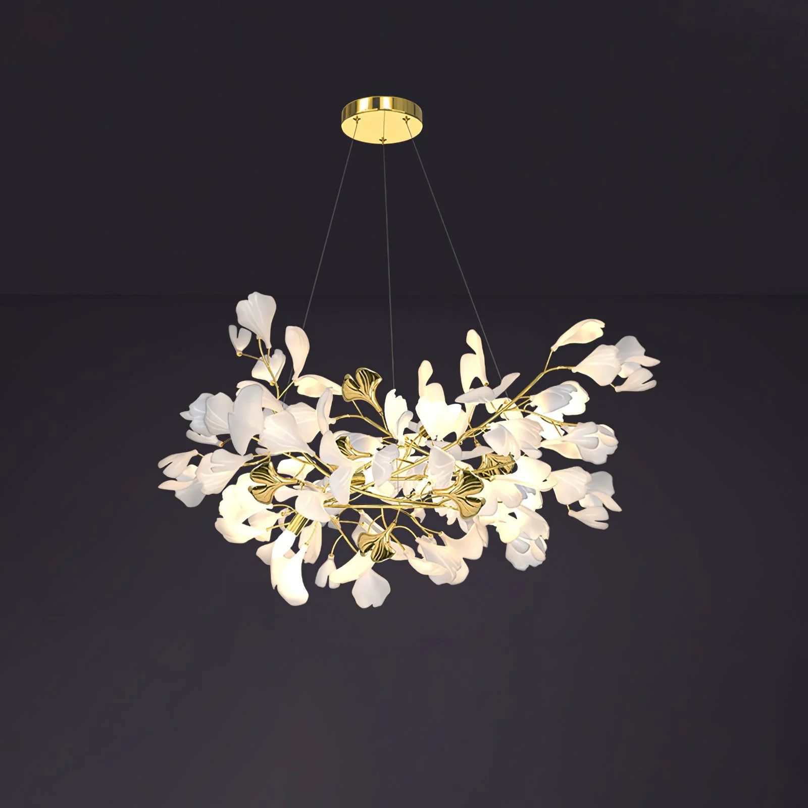 Gingko Ceramic Branch Chandelier Z - Image 24