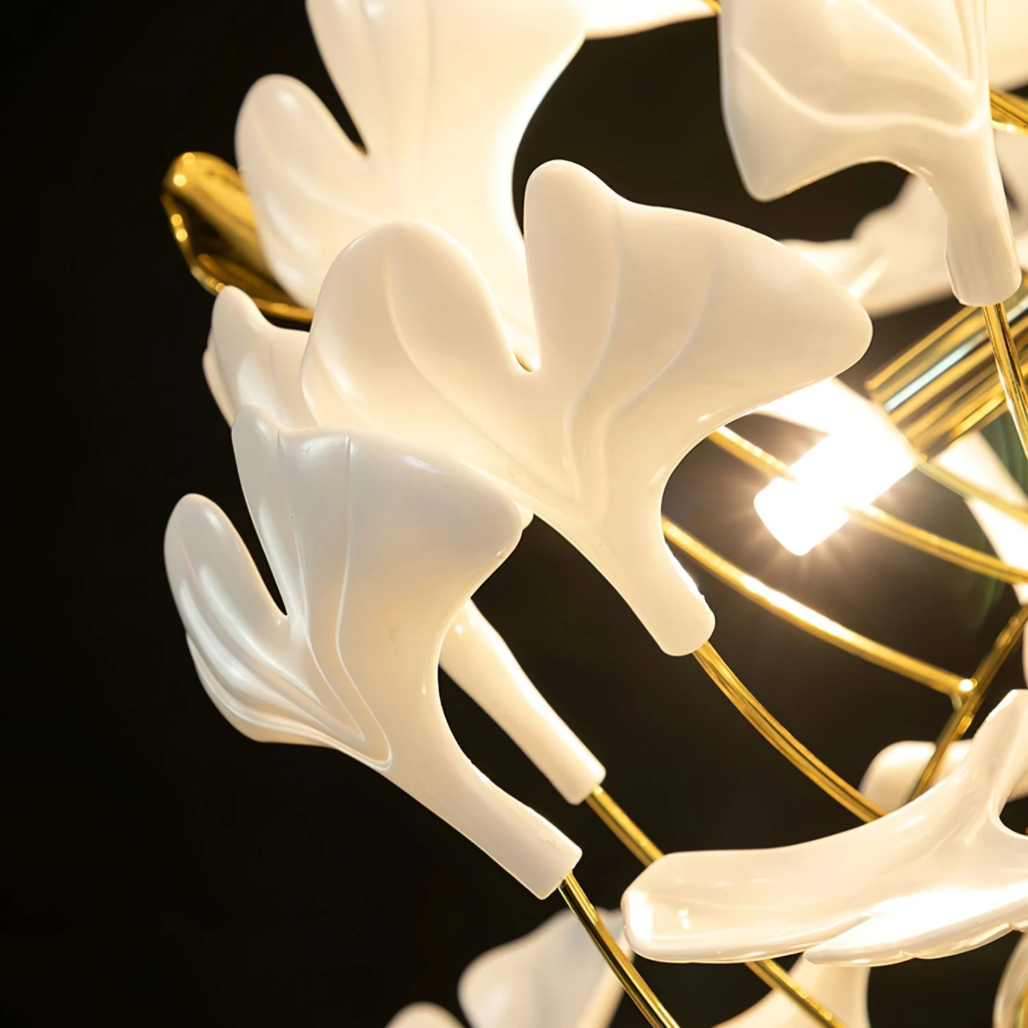 Gingko Ceramic Branch Chandelier Z - Image 27