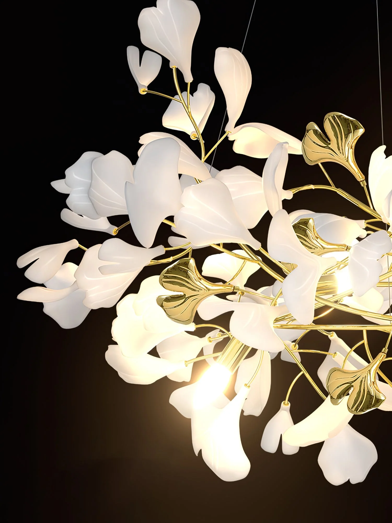 Gingko Ceramic Branch Chandelier Z - Image 33
