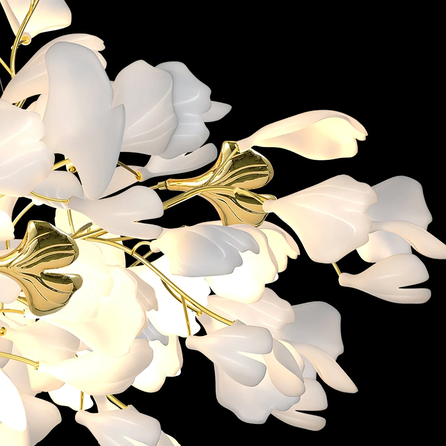 Gingko Ceramic Branch Chandelier Z - Image 34
