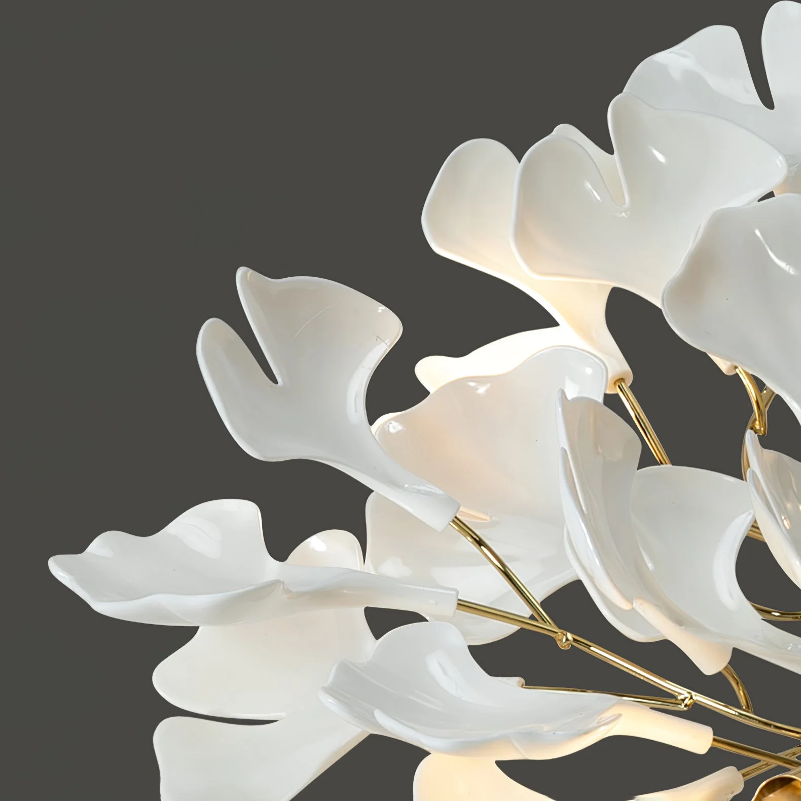 Gingko Ceramic Branch Chandelier Z - Image 35