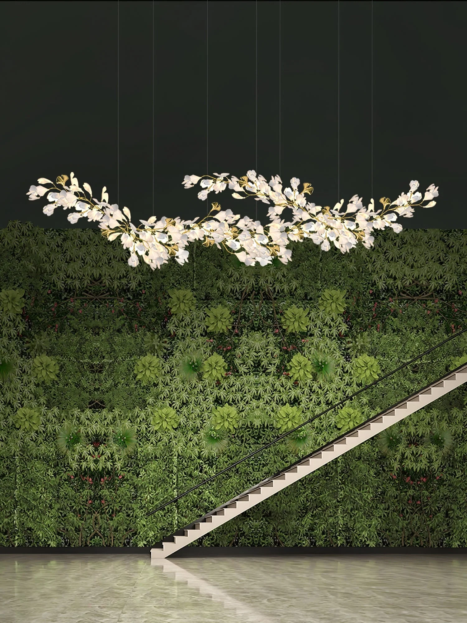 Gingko Ceramic Branch Chandelier Z - Image 43