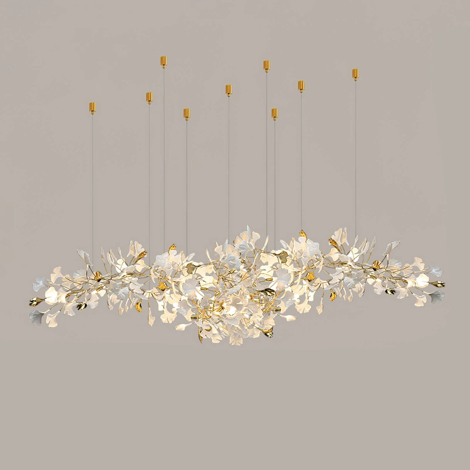 Gingko Ceramic Branch Chandelier Z - Image 49