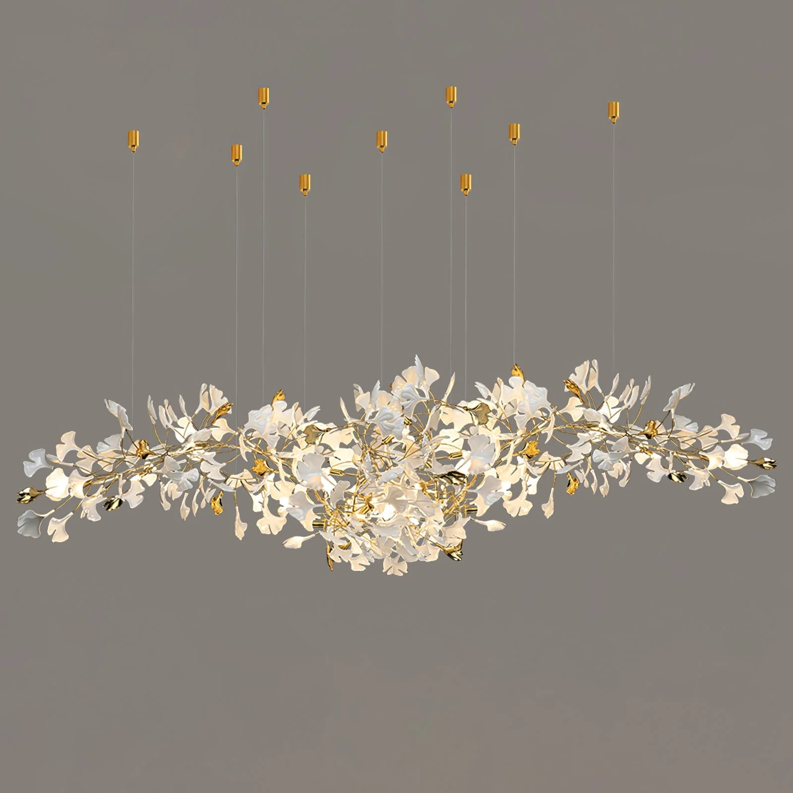Gingko Ceramic Branch Chandelier Z - Image 56