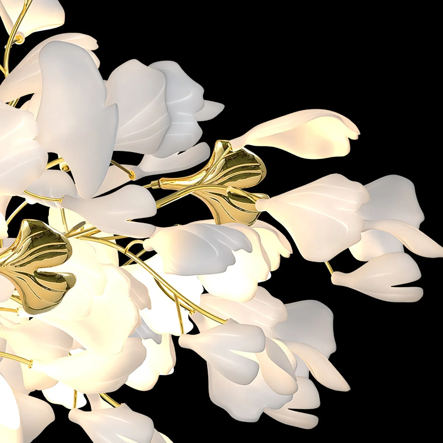 Gingko Ceramic Branch Chandelier Z - Image 59