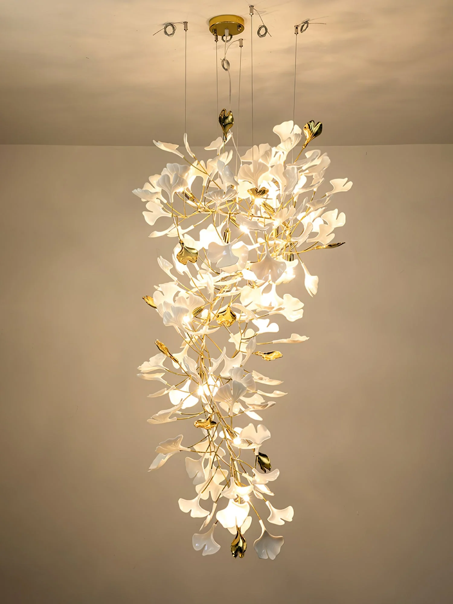 Gingko Ceramic Branch Chandelier Z - Image 63