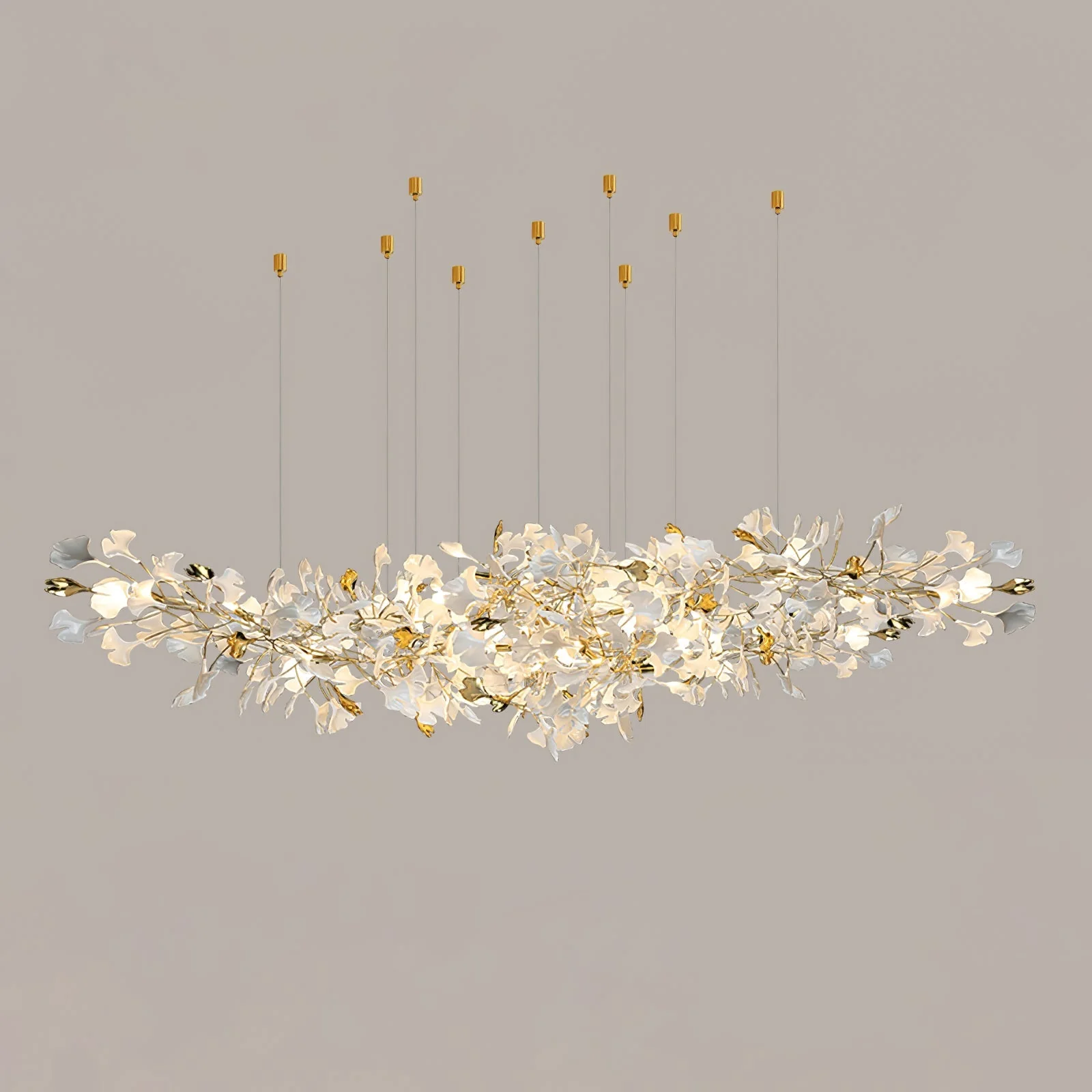Gingko Ceramic Branch Chandelier Z - Image 66