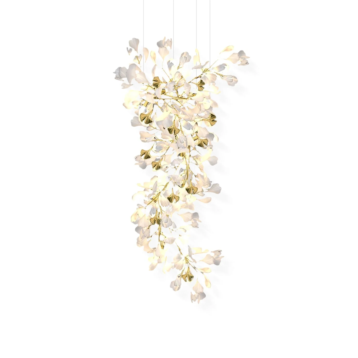 Gingko Ceramic Branch Chandelier Z - Image 73