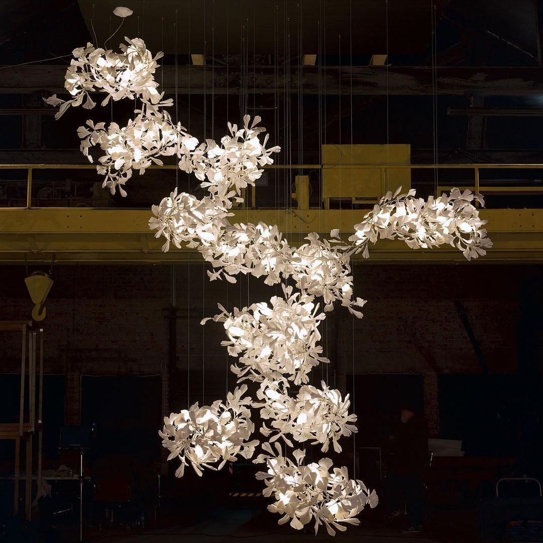 Gingko Ceramics Combination Branch Chandelier - Image 11