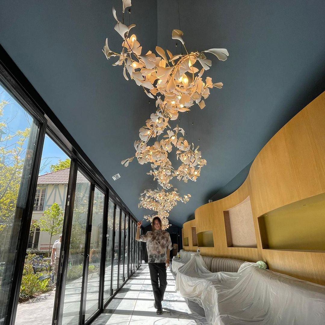 Gingko Ceramics Combination Branch Chandelier - Image 12