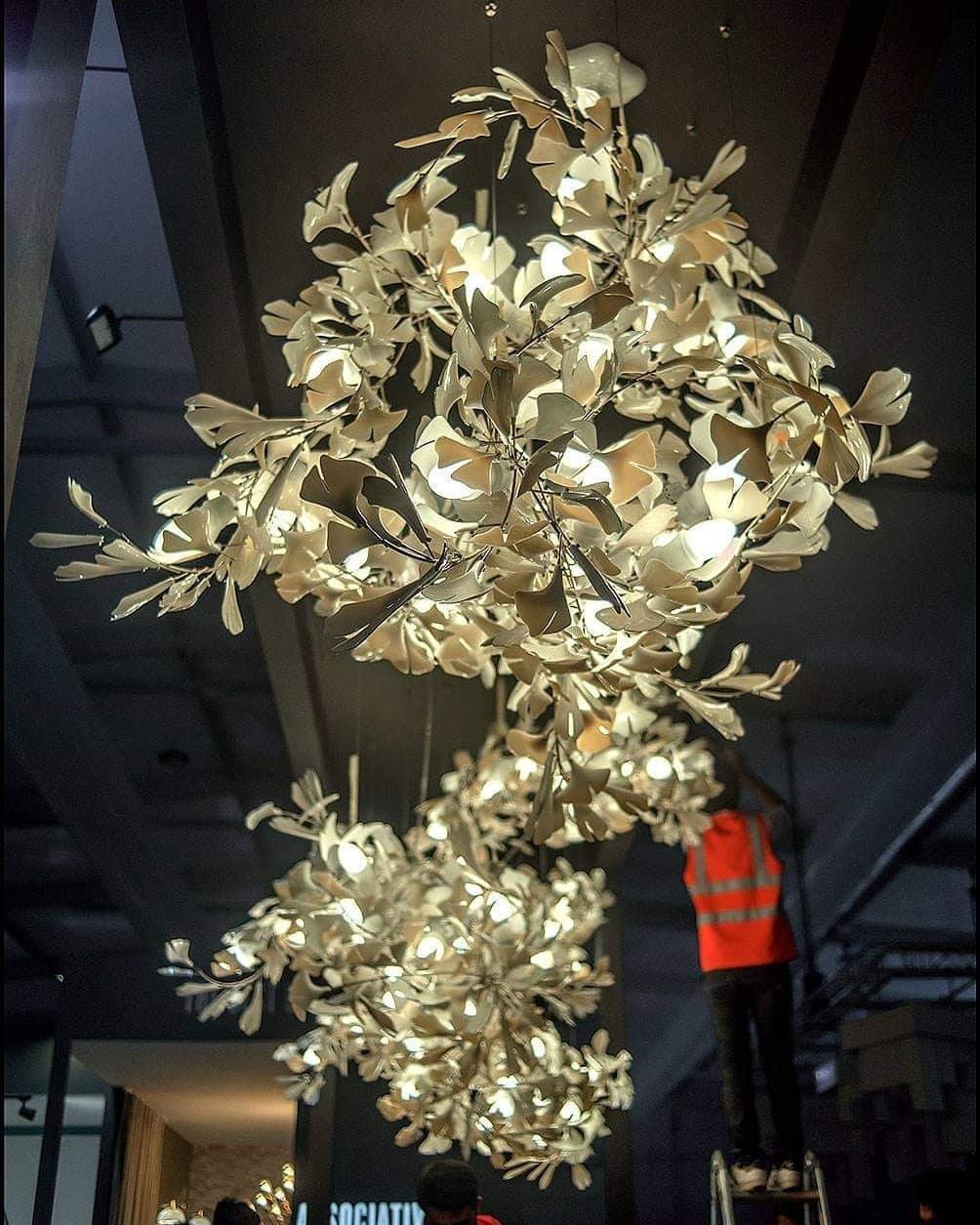 Gingko Ceramics Combination Branch Chandelier - Image 17