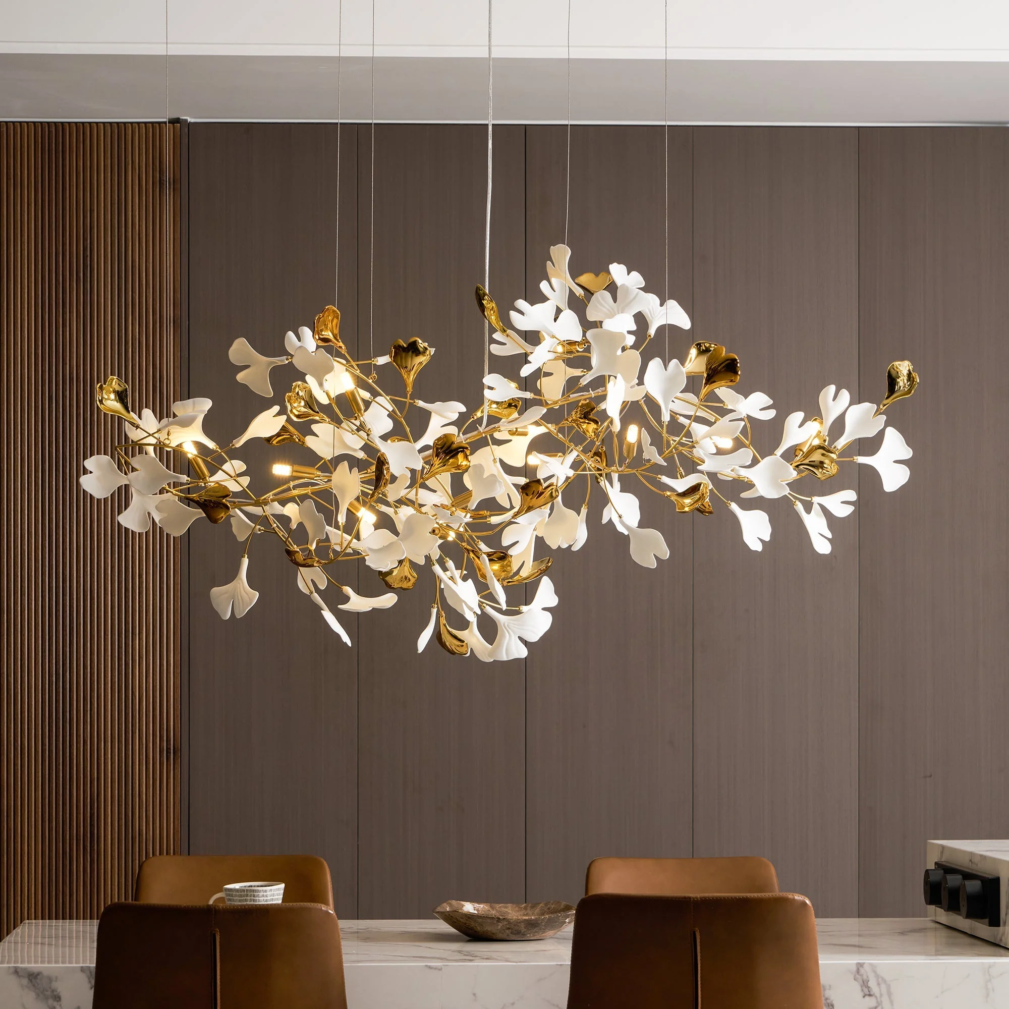 Gingko Ceramics Combination Branch Chandelier - Image 23