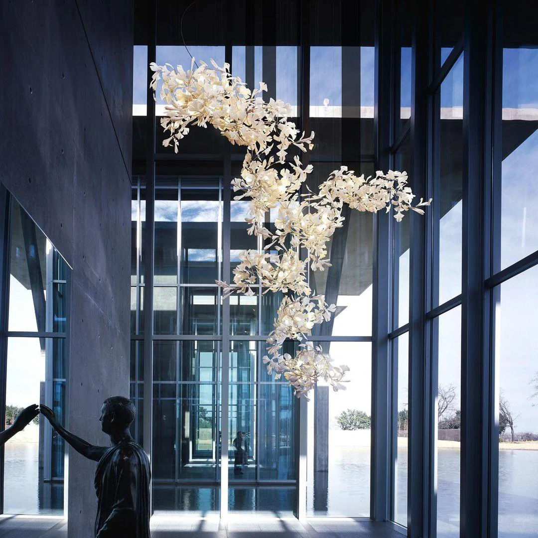 Gingko Ceramics Combination Branch Chandelier - Image 9