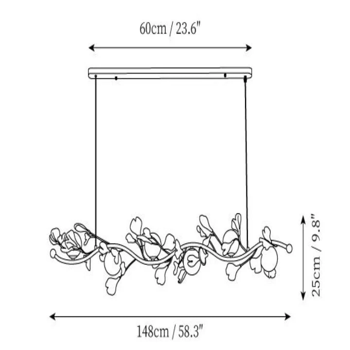 Gingko Glass Chandelier - Image 10