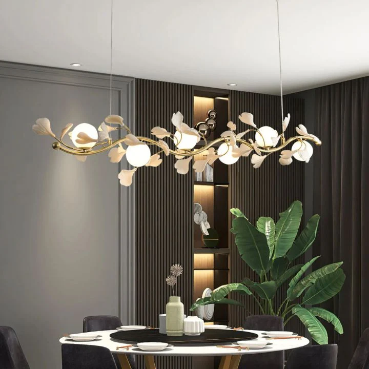 Gingko Glass Chandelier - Image 4