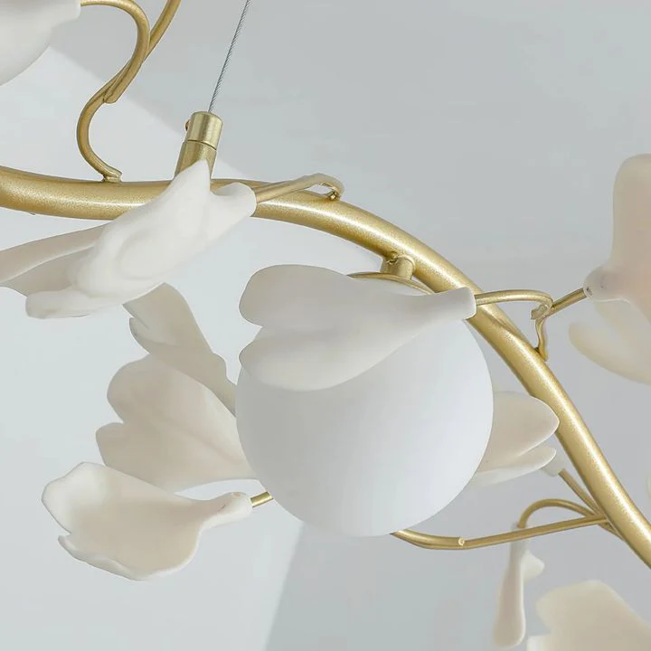Gingko Glass Chandelier - Image 9