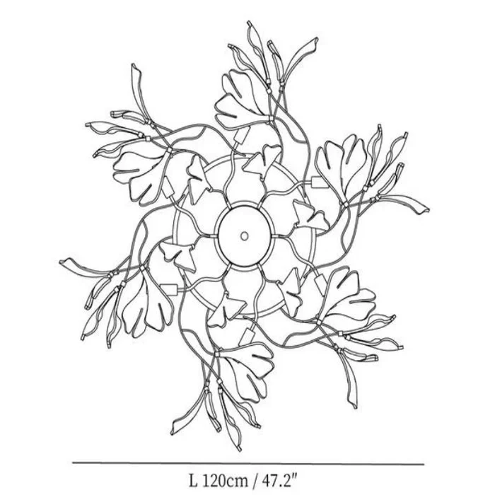Gingko Luxury Chandelier Style B - Image 13