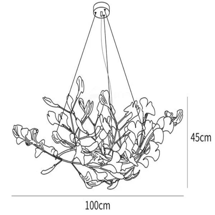Gingko Luxury Chandelier Style D - Image 11