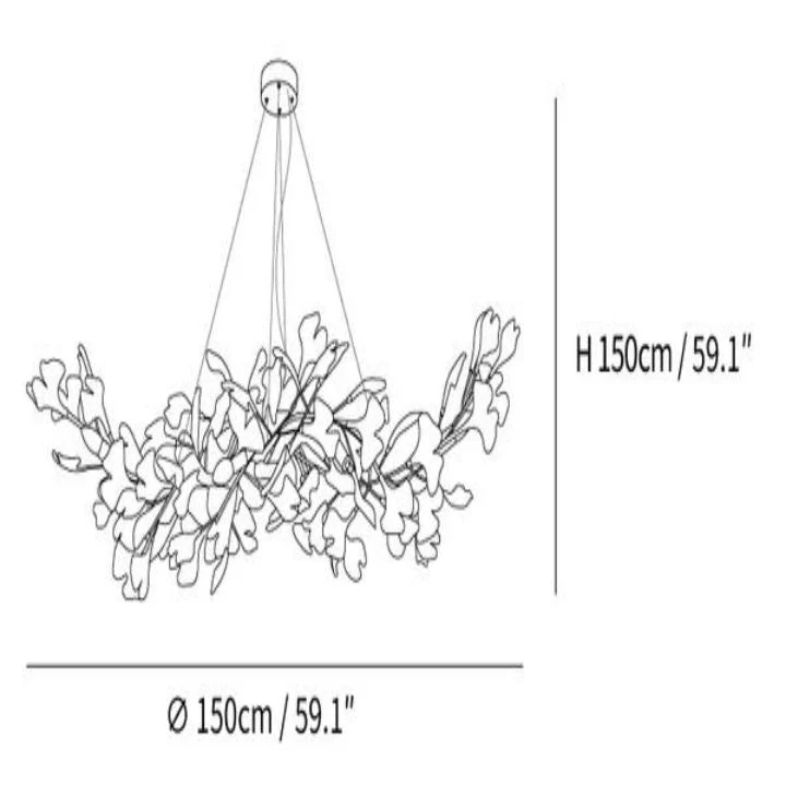 Gingko Luxury Chandelier Style F - Image 5