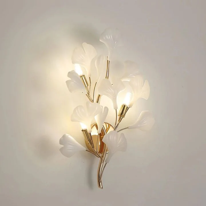 Ceramic Gingko Wall Lamp - Image 11