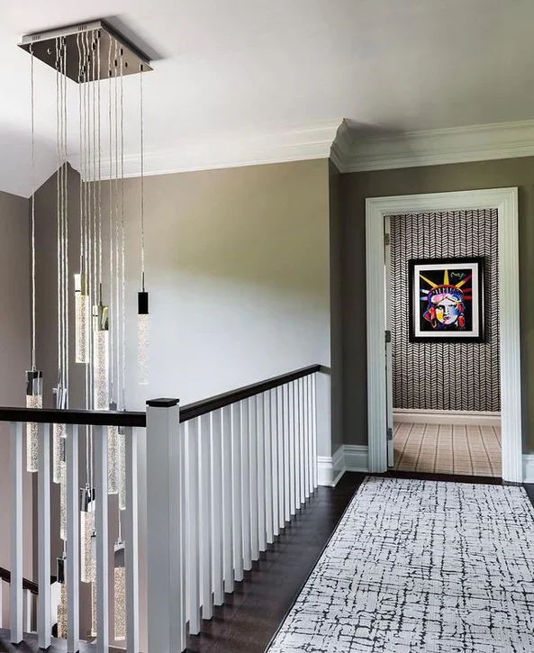 Modern Glacier Bubble Crystsal Sticks Chandelier in Gold/Chrome/Black Finish for Staircase/Foyer - Image 15