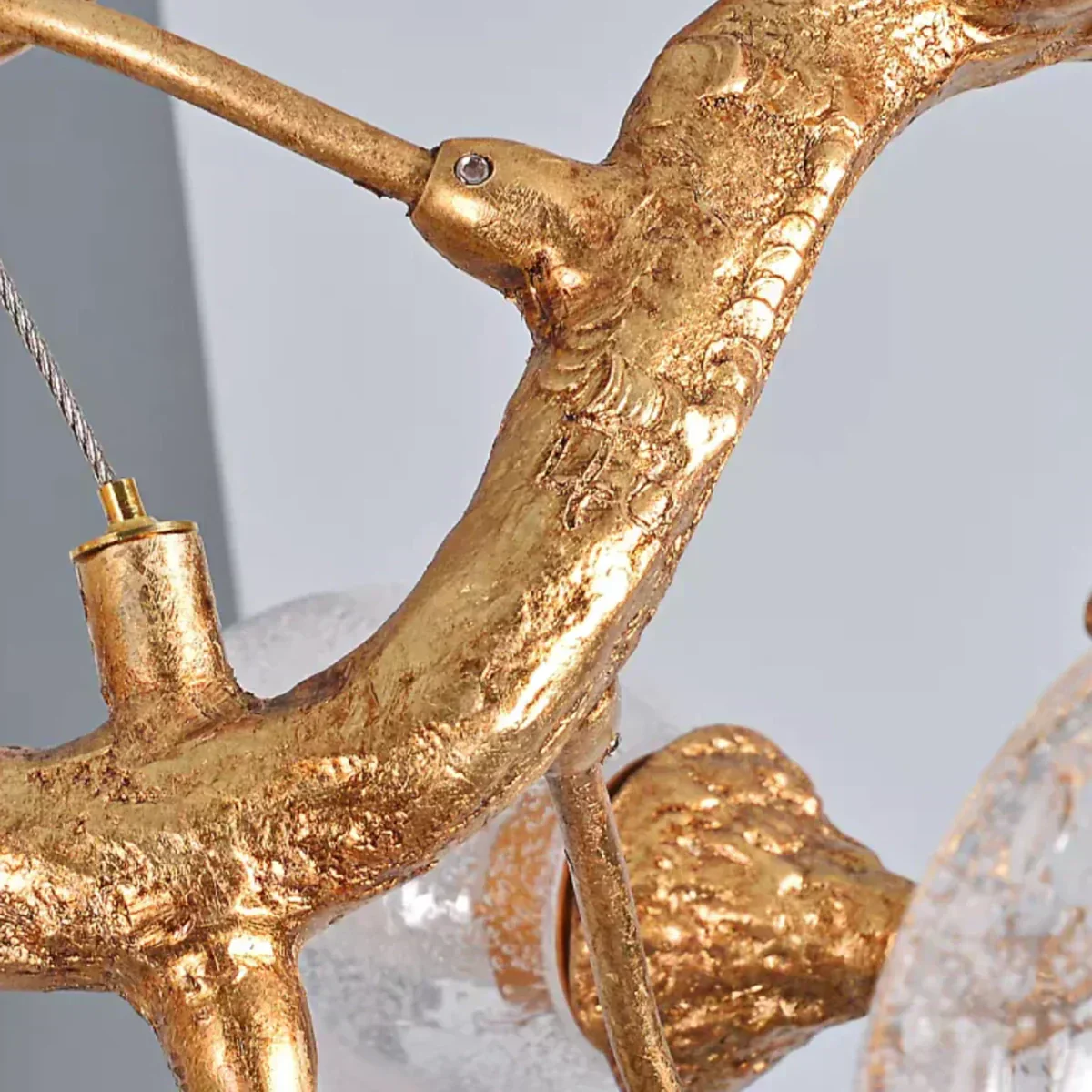 Art Clear Elegance Bubble Branch Linear Chandelier - Image 14