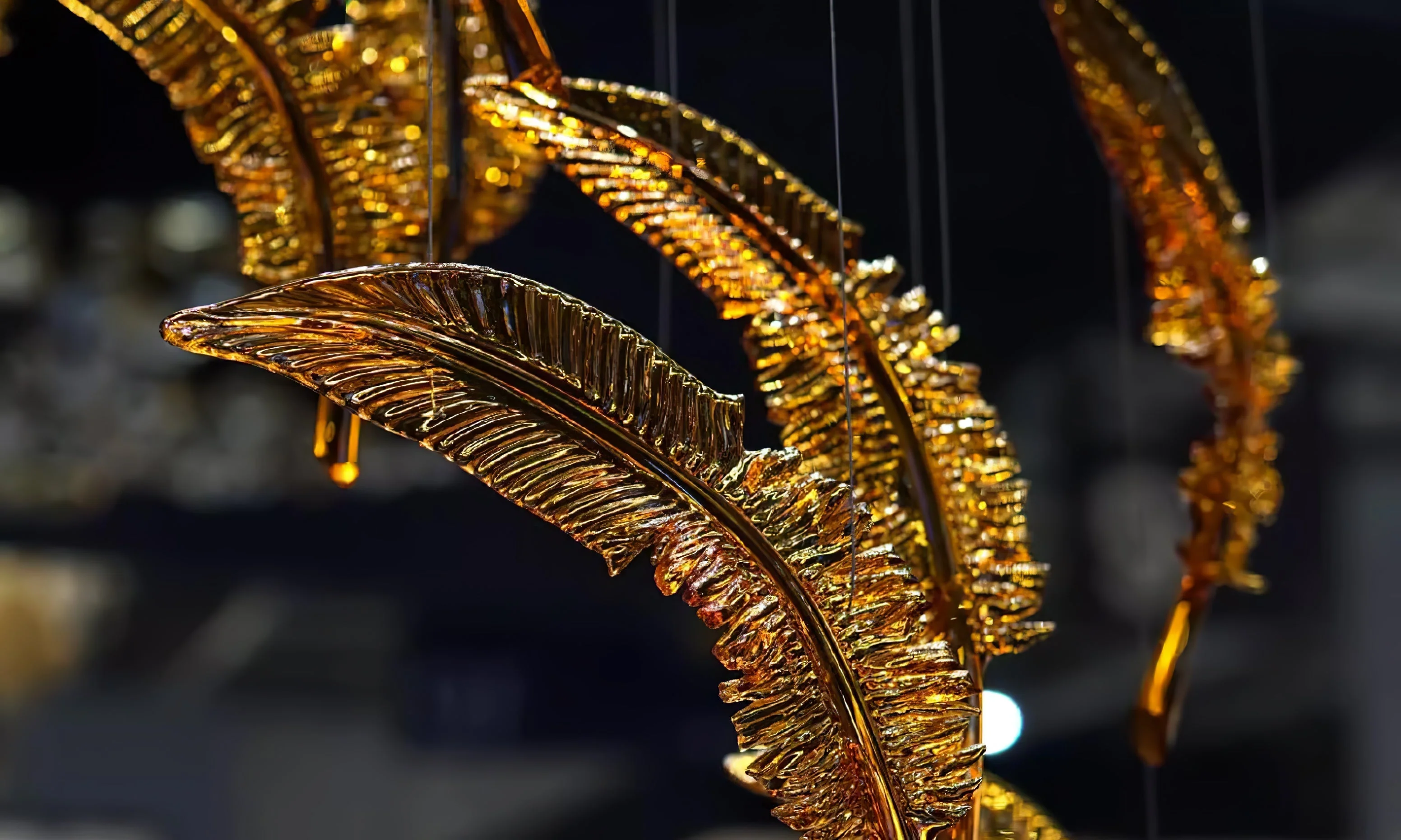 Galaxy Glass Feathers Flying Chandelier - Image 46