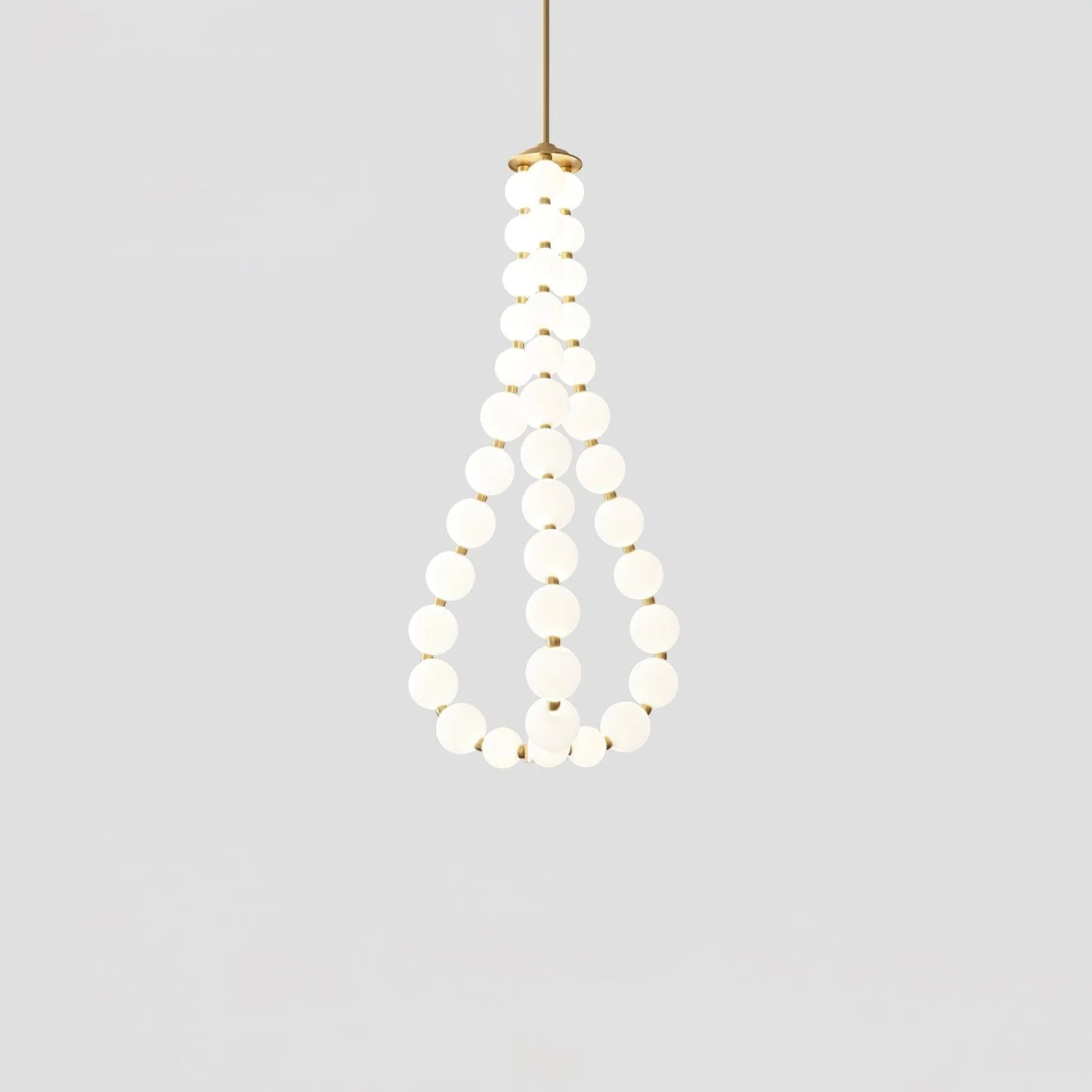 Glass Pearl Necklace Chandelier - Image 14