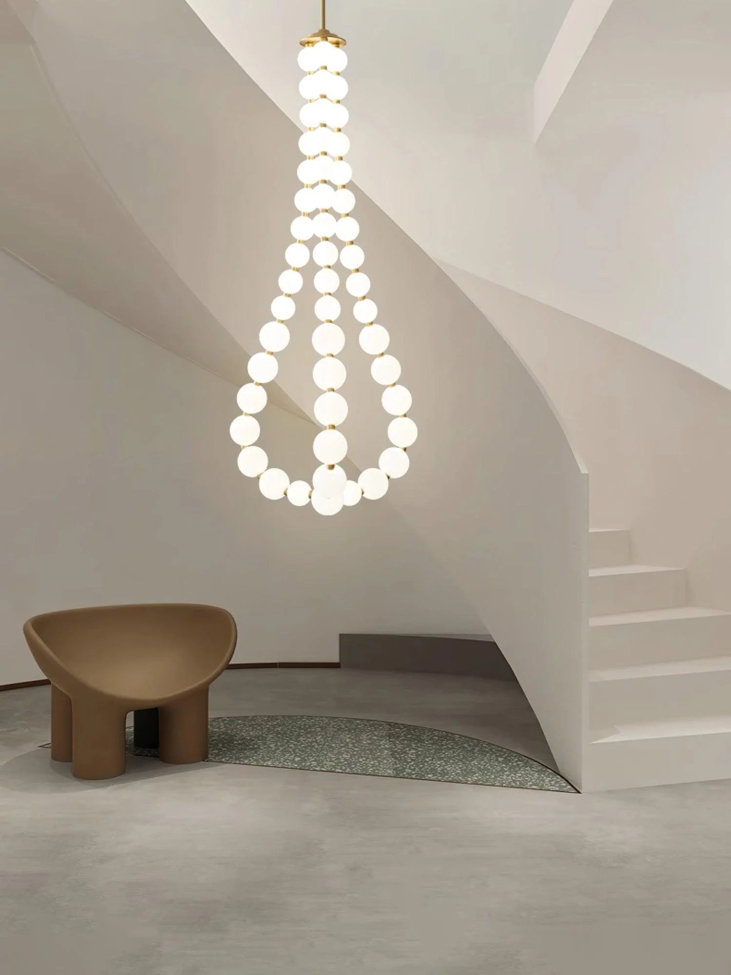 Glass Pearl Necklace Chandelier - Image 22