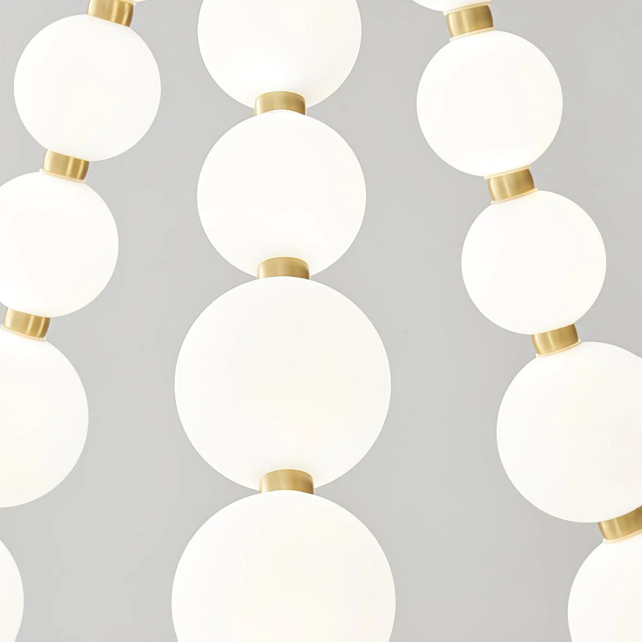 Glass Pearl Necklace Chandelier - Image 28