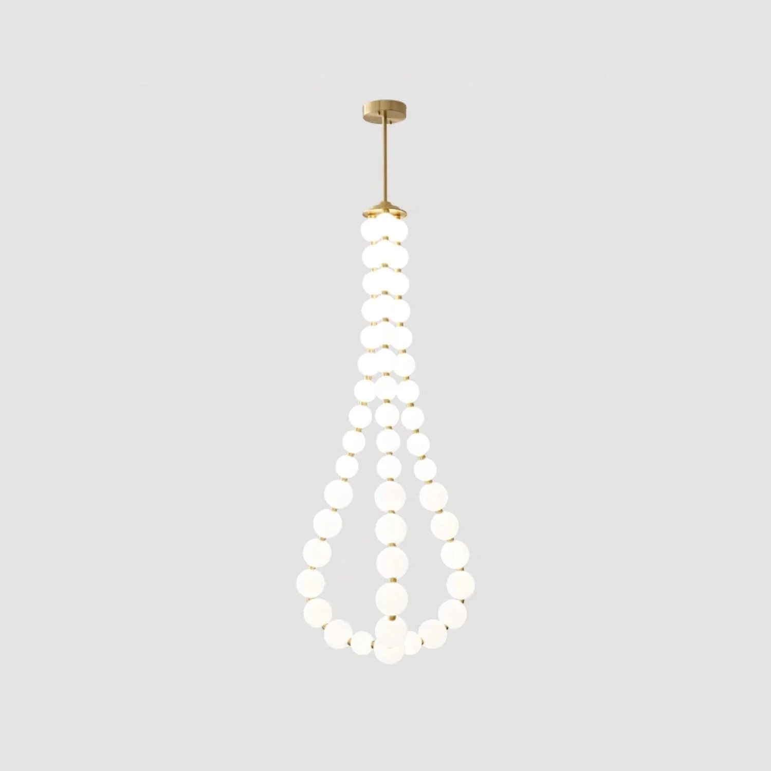 Glass Pearl Necklace Chandelier - Image 40