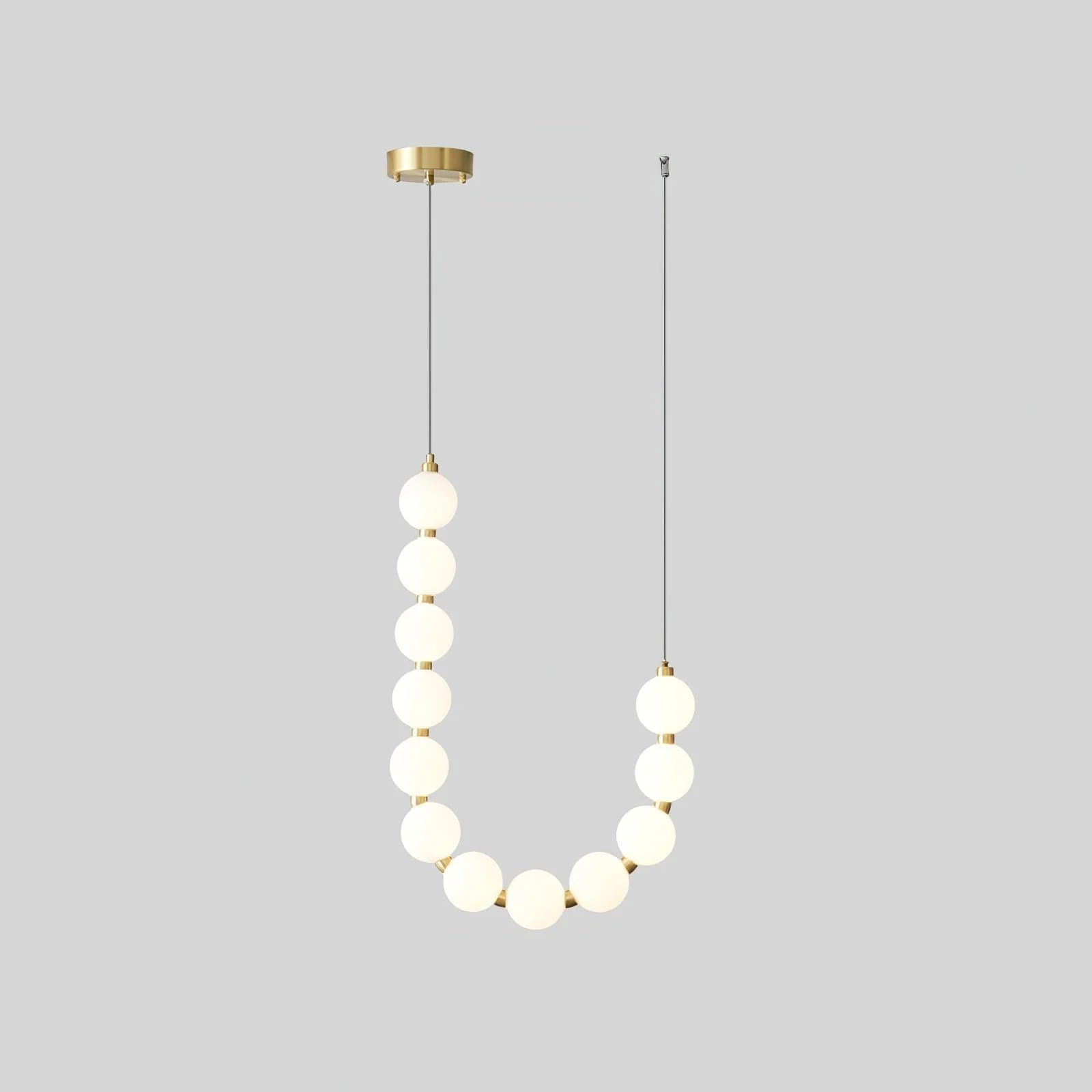 Glass Pearl Necklace Chandelier - Image 43
