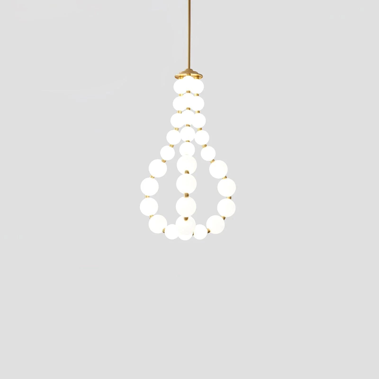 Glass Pearl Necklace Chandelier - Image 45