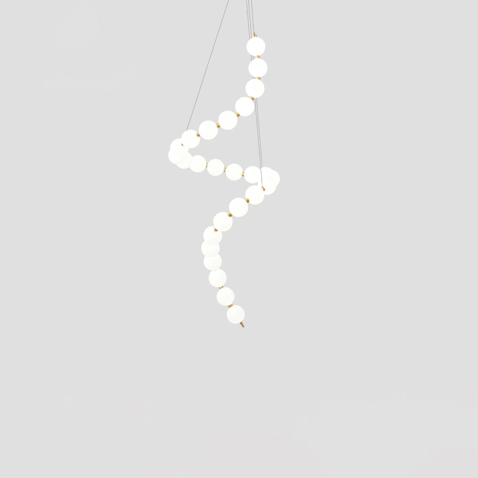 Glass Pearl Necklace Chandelier - Image 50