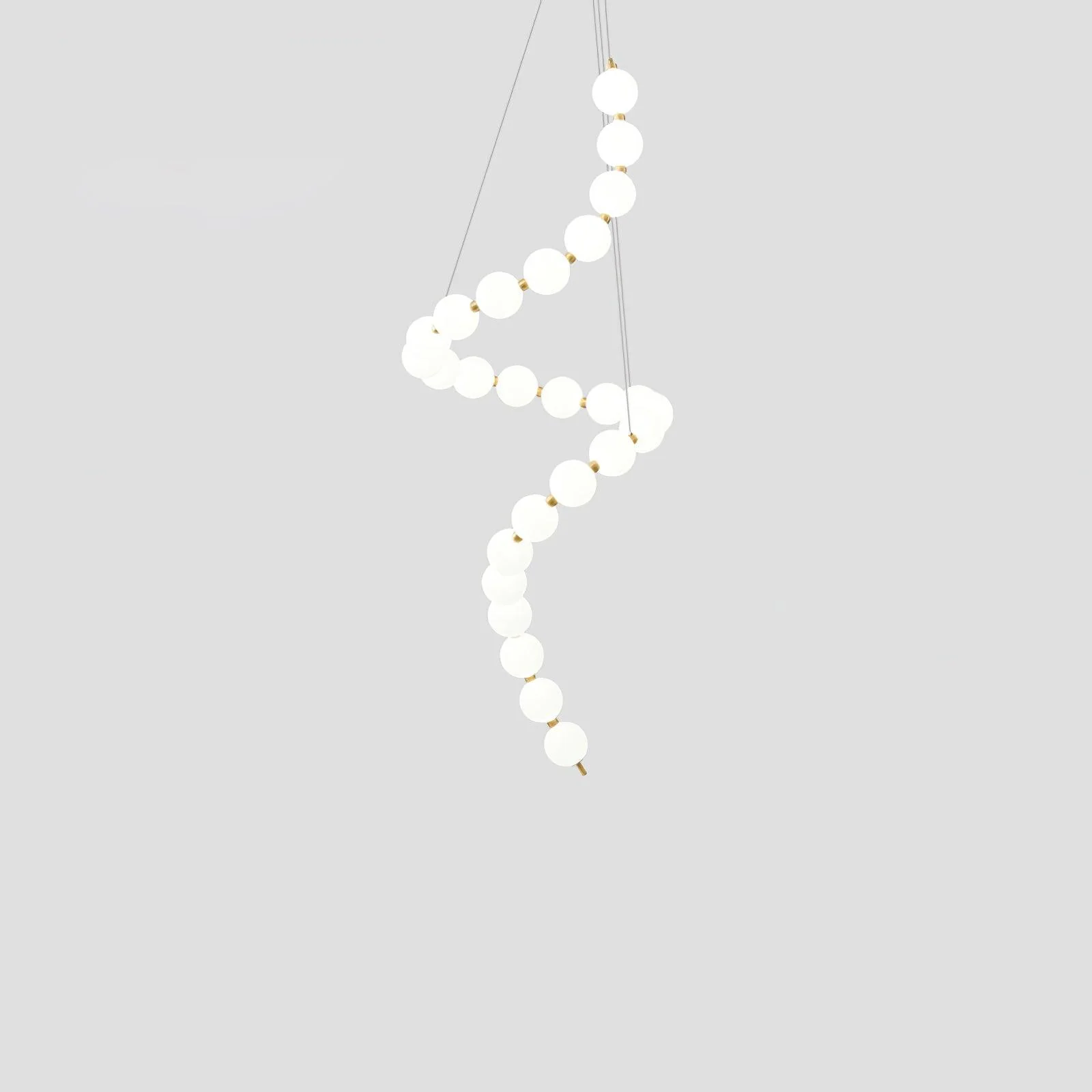 Glass Pearl Necklace Chandelier - Image 51