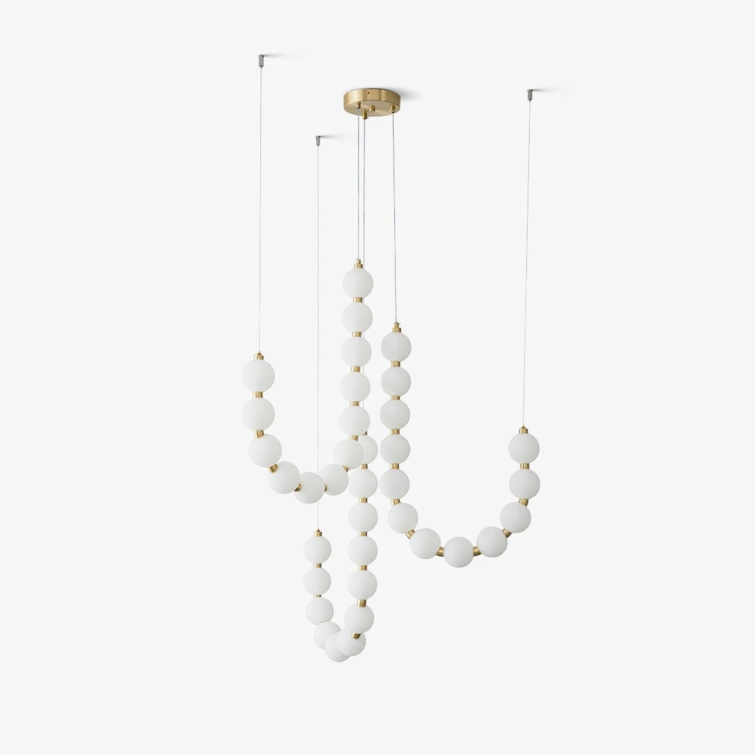 Glass Pearl Necklace Chandelier - Image 52