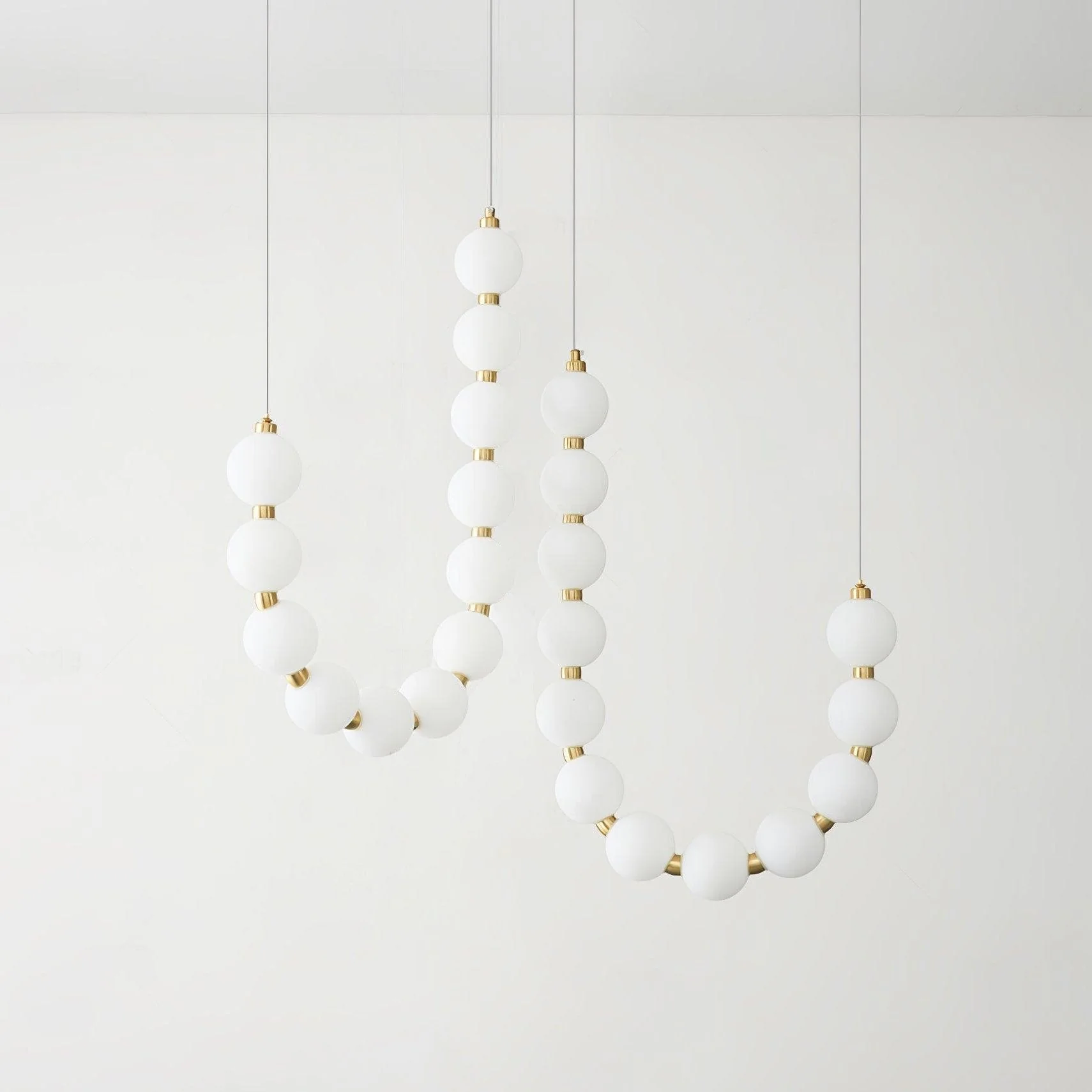 Glass Pearl Necklace Chandelier - Image 53