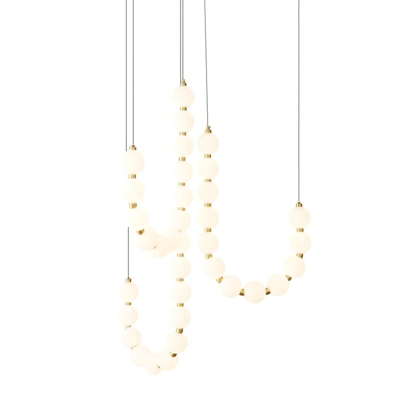 Glass Pearl Necklace Chandelier - Image 57