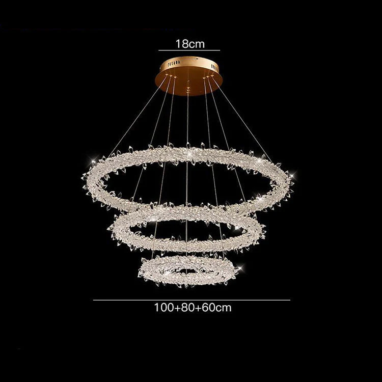 Glori Modern Crystal Chandelier - Image 10