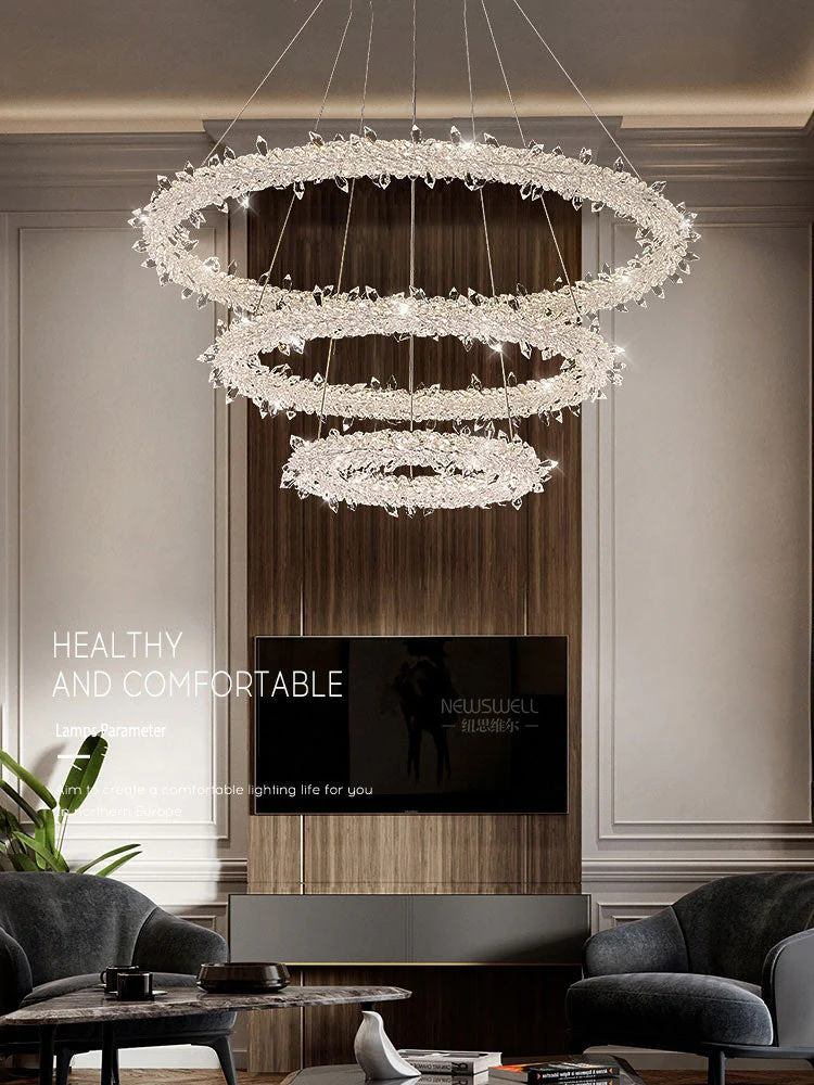 Glori Modern Crystal Chandelier - Image 15