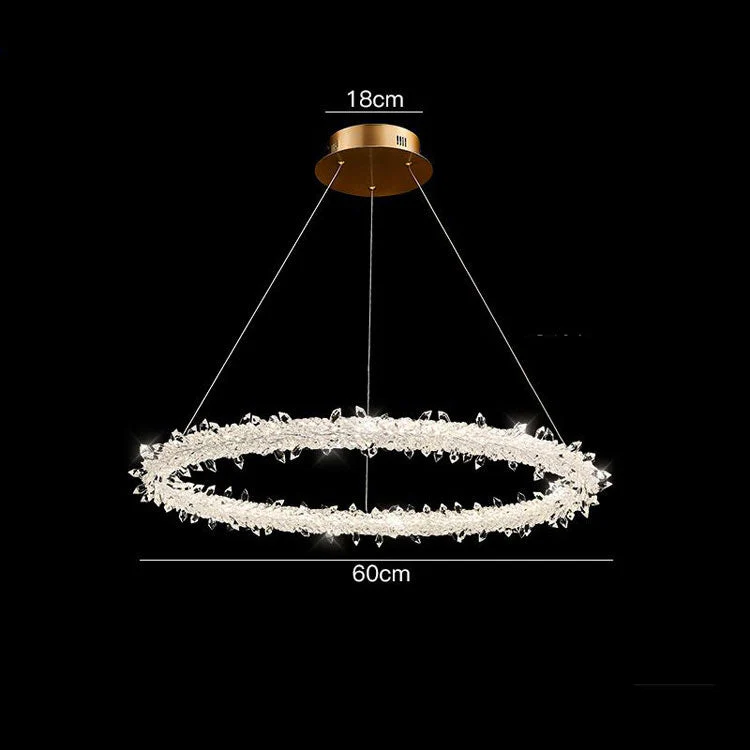 Glori Modern Crystal Chandelier - Image 3